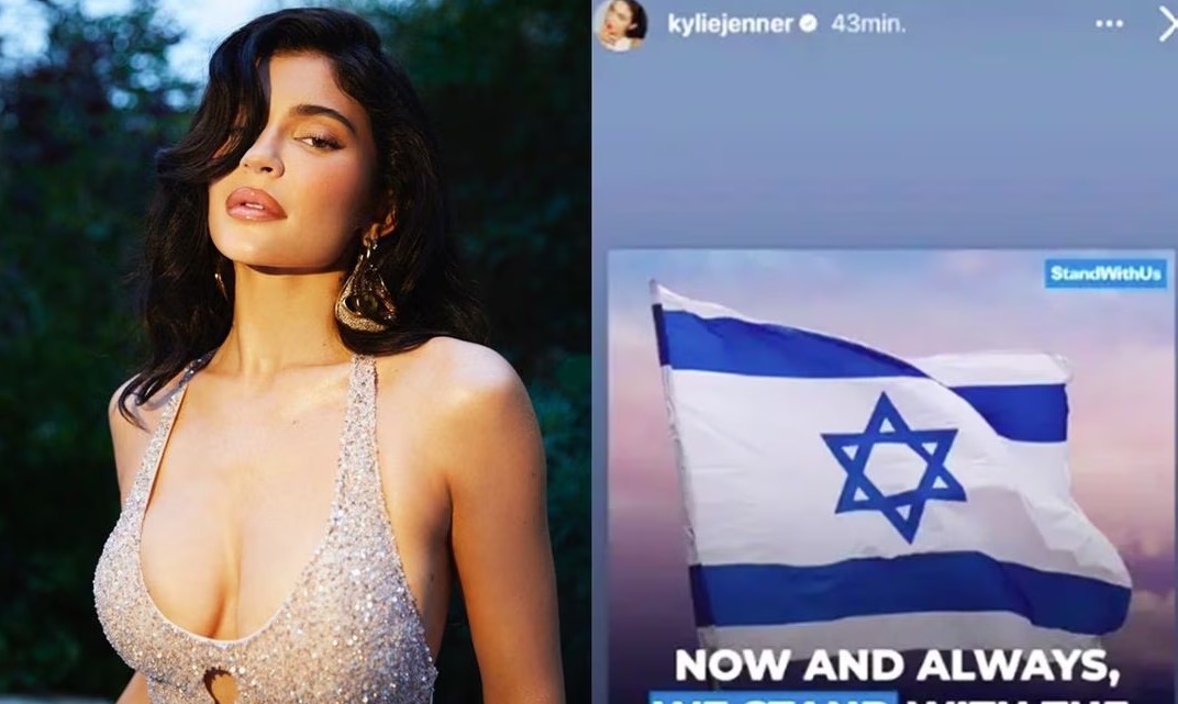 Kylie Jenner es criticada por publicación en apoyo a Israel
