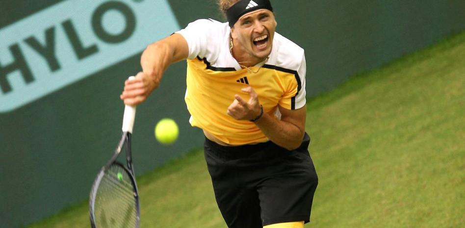 Zverev sufre ante Sonego en el torneo de Halle