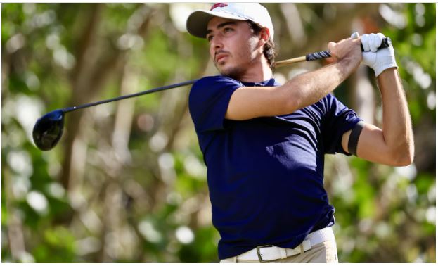 Federico Gutiérrez, líder del torneo Jaguar Golf Open
